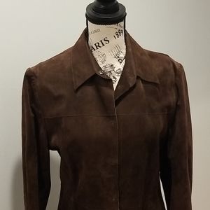 Suede dress/jacket
